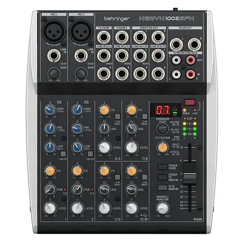 Behringer XENYX 1002SFX Микшерный пульт.