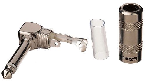 Soundking CC150 Разъем на кабель Джек 6,3 мм male угловой, моно.